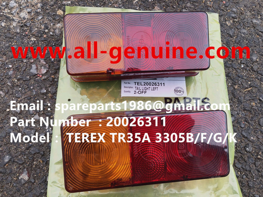 China TEREX 20026311 LAMP MINING QUARRY NHL RIGID DUMP TRUCK TR35 TR50 TR60 TR100 3303 3305B 3307 3311 supplier