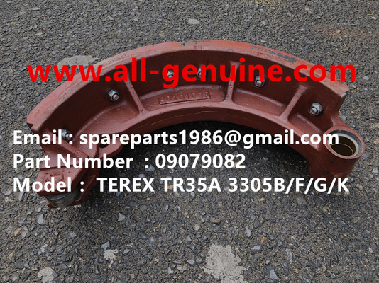 China TEREX 09079082 SHOE ASSY BRAKE MINING QUARRY NHL RIGID DUMP TRUCK TR35 TR50 TR60 TR100 3303 3305B 3307 3311 supplier