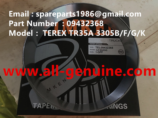 China TEREX 09432368 BEARING CUP MINING QUARRY NHL RIGID DUMP TRUCK TR35 TR50 TR60 TR100 3303 3305B 3307 3311 supplier