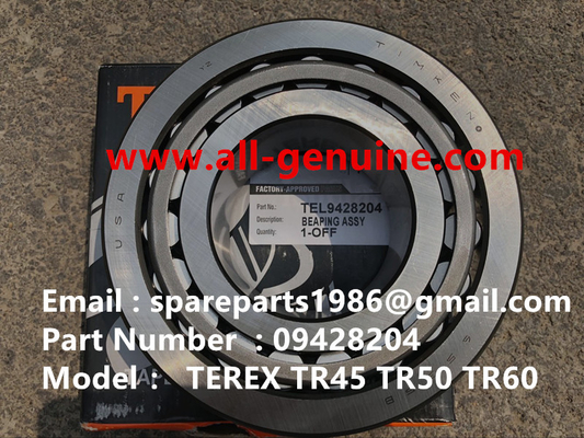 China TEREX 09428204 BEARING TIMKEN NHL DUMP TRUCK TR35 TR50 TR60 TR100 3305B 3305F 3303 3307 TR45 TR70 MT4400 CUMMINS ALLISON supplier