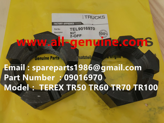China TEREX 09016970 NUT OFF HIGHWAY NHL MINING DUMP TRUCK TR35 TR50 TR60 TR100 3305B 3305F 3303 3307 TR45 TR70 MT4400 supplier