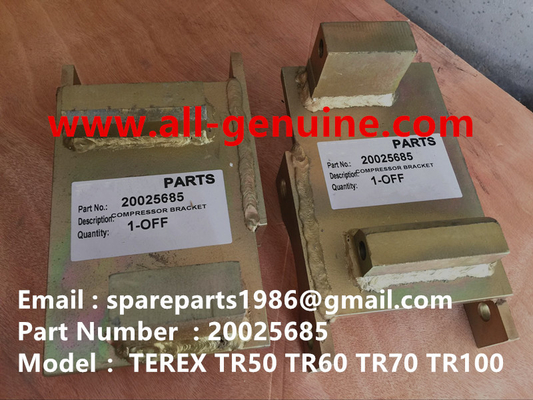 China TEREX 20025685 COMPRESSOR BRACKET NHL DUMP TRUCK MINING QUARRY TR50 TR60 TR70 TR100 supplier