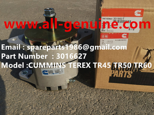China CUMMINS ENGINE TEREX 3016627 GENERATOR NHL DUMP TRUCK MINING QUARRY TR45 TR50 TR60 TR70 supplier