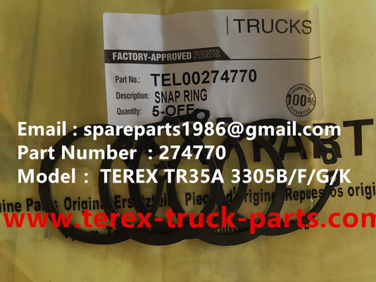 China TEREX 00274770 SNAP RING OFF HIGHWAY NHL MINING DUMP TRUCK TR35 TR50 TR60 TR100 3305B 3305F 3303 3307 TR45 TR70 MT4400 supplier