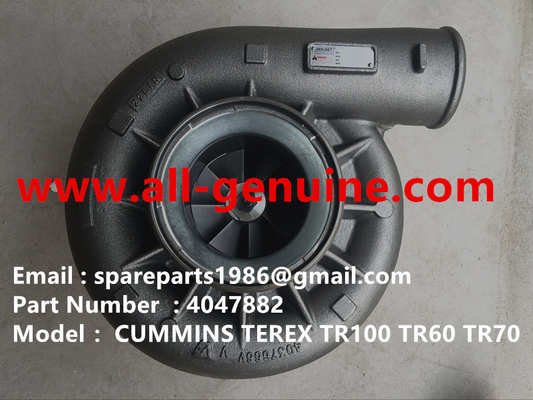 China TEREX CUMMINS 4047882 TURBO CHARGER  NHL RIGID DUMP TRUCK TR35 TR50 TR60 TR100 3305B 3305F 3303 3307 TR45 TR70 MT4400 supplier