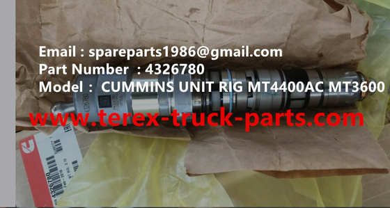 China 4326780 INJECTOR CUMMINS TEREX UNIT RIG BUCYRUS MT4400AC MT5500 MT3600 NTE240 NTE260 NHL DUMP TRUCK HAULER supplier