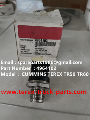 China CUMMINS ENGINE TEREX 4964102 SENSOR PRESSURE NHL DUMP TRUCK MINING QUARRY TR45 TR50 TR60 TR70 supplier