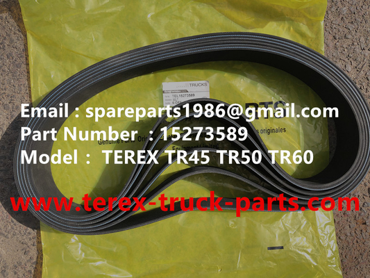 China TEREX 15273589 V BELT  OFF HIGHWAY NHL DUMP TRUCK TR35 TR50 TR60 TR100 3305B 3305F 3303 3307 TR45 TR70 MT4400 CUMMINS supplier