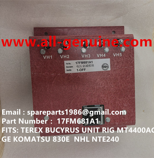 17FM681A1 Module VAM FITS GE TEREX UNIT RIG BUCYRUS MT4400AC MT5500 ...