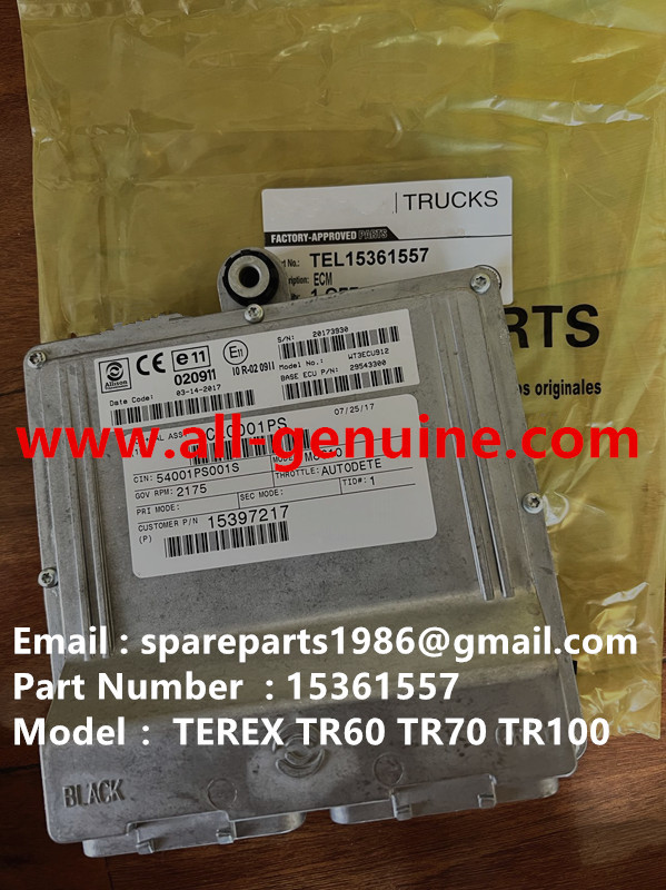15361557 ECU TEREX DUMP TRUCK TA40 TR50 TR60 TR70 TR100A MT4400 MT3600 ...